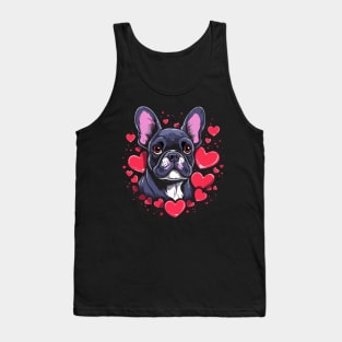 French Bulldog Valentine Day Tank Top